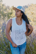 Load image into Gallery viewer, Peony Ladies’ Muscle Tank