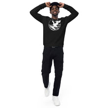 Load image into Gallery viewer, VI Eagle Unisex Organic Raglan Crewneck Sweater