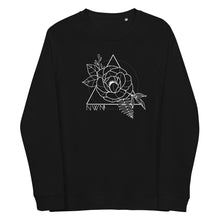 Load image into Gallery viewer, Bloom Unisex Organic Raglan Crewneck Sweater
