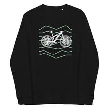 Load image into Gallery viewer, Forest Bike Unisex Organic Raglan Crewneck Sweater