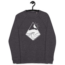 Load image into Gallery viewer, Sea to Sky Unisex Organic Raglan Crewnecks Sweatshirt