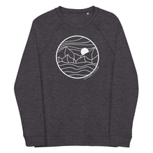 Load image into Gallery viewer, Land of Plenty Unisex Organic Raglan Crewneck Sweater