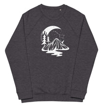 Load image into Gallery viewer, Starry Night Unisex Organic Raglan Crewneck Sweater