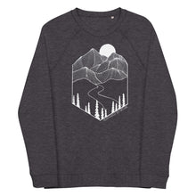 Load image into Gallery viewer, Passing Through Unisex Organic Raglan Crewneck Sweater