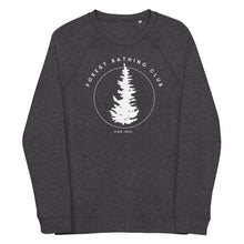 Load image into Gallery viewer, Forest Bathing Club Unisex Organic Raglan Crewneck Sweater