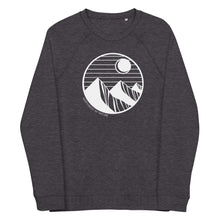 Load image into Gallery viewer, 3 Peaks Unisex Organic Raglan Crewneck Sweater