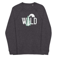 Load image into Gallery viewer, WILD Unisex Organic Raglan Crewneck Sweater