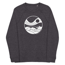 Load image into Gallery viewer, Comox Glacier Unisex Organic Raglan Sweater