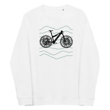 Load image into Gallery viewer, Forest Bike Unisex Organic Raglan Crewneck Sweater