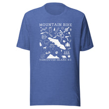 Load image into Gallery viewer, Mountain Bike Vancouver Island Unisex T-shirt