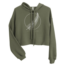Load image into Gallery viewer, Western Sword Fern Crop Hoodie