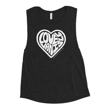 Load image into Gallery viewer, Love Van Isle Ladies’ Muscle Tank