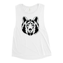 Load image into Gallery viewer, Firry Bear Ladies’ Muscle Tank
