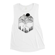 Load image into Gallery viewer, Passing Through Ladies’ Muscle Tank