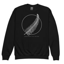 Load image into Gallery viewer, Western Sword Fern Youth Crewneck Sweatshirt