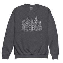 Load image into Gallery viewer, Forest Family Youth Crewneck Sweatshirt