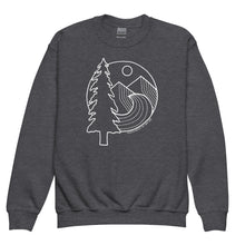 Load image into Gallery viewer, Adventure Awaits Youth Crewneck Sweatshirt