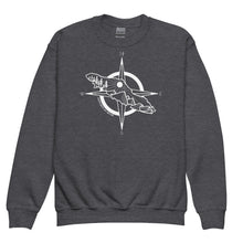 Load image into Gallery viewer, VI Compass Youth Crewneck Sweatshirt
