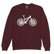 Load image into Gallery viewer, Forest Bike Youth Crewneck