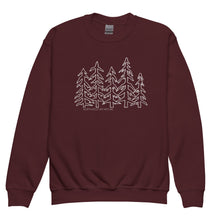 Load image into Gallery viewer, Forest Family Youth Crewneck Sweatshirt