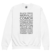 Load image into Gallery viewer, Local Places Youth Crewneck Sweatshirt