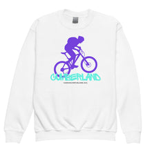 Load image into Gallery viewer, Cumberland Biker Youth Crewneck Sweatshirt