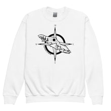 Load image into Gallery viewer, VI Compass Youth Crewneck Sweatshirt