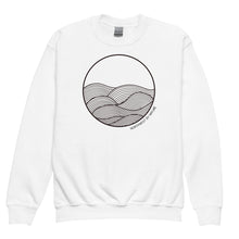 Load image into Gallery viewer, Circle Waves Youth Crewneck Sweatshirt