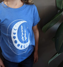 Load image into Gallery viewer, Moon Phases Youth T-shirt