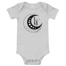 Load image into Gallery viewer, Moon Phases Baby Onesie