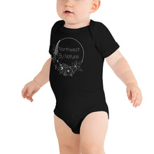 Load image into Gallery viewer, Flora of Vancouver Island baby onesie