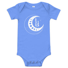 Load image into Gallery viewer, Moon Phases Baby Onesie