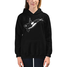 Load image into Gallery viewer, Geo Orca Kids Hoodie