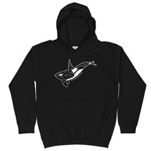 Load image into Gallery viewer, Geo Orca Kids Hoodie