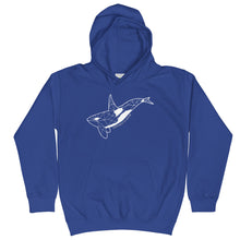 Load image into Gallery viewer, Geo Orca Kids Hoodie