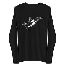 Load image into Gallery viewer, Geo Orca Unisex Long Sleeve Tee