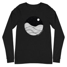 Load image into Gallery viewer, Midnight Waves Unisex Long Sleeve Tee