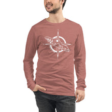 Load image into Gallery viewer, VI Compass Unisex Long Sleeve Tee