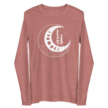Load image into Gallery viewer, Moon Phases Unisex Long Sleeve Tee