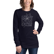Load image into Gallery viewer, Peony Unisex Long Sleeve Tee