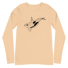 Load image into Gallery viewer, Geo Orca Unisex Long Sleeve Tee