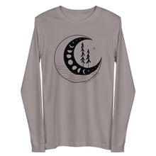 Load image into Gallery viewer, Moon Phases Unisex Long Sleeve Tee