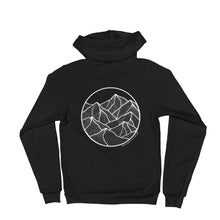 Load image into Gallery viewer, Circle Mountains Unisex Zip-up Hoodie