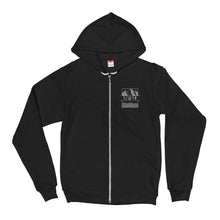 Load image into Gallery viewer, Adventure Awaits Unisex Zip-up Hoodie