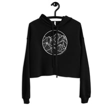 Load image into Gallery viewer, Circle Mountains Crop Hoodie
