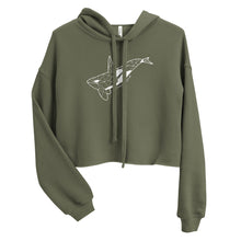 Load image into Gallery viewer, Geo Orca Crop Hoodie