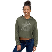 Load image into Gallery viewer, Peony Crop Hoodie