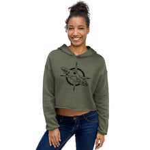 Load image into Gallery viewer, VI Compass Crop Hoodie
