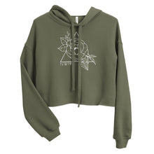 Load image into Gallery viewer, Bloom Crop Hoodie
