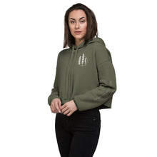 Load image into Gallery viewer, 3 Sister Chest + Sleeve Crop Hoodie